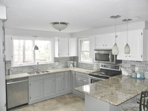 1 grey cabinet