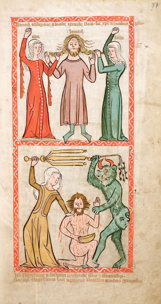Speculum Humanae Salvationis, Westfalen oder Köln, um 1360. ULB Darmstadt, Hs 2505, fol. 37r