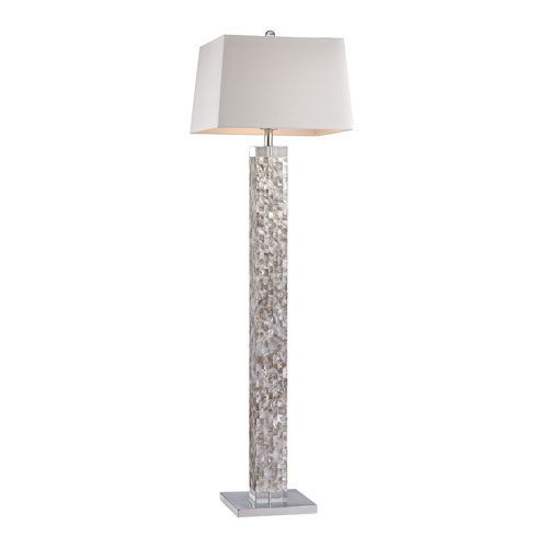 Mother Of Pearl S One Light Floor Lamp Coastalexteriorsouthernliving Led Floor Lamp, Key West Style Floor Lamps