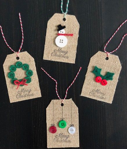 DIY Christmas Gift Tags | DIY Vibes