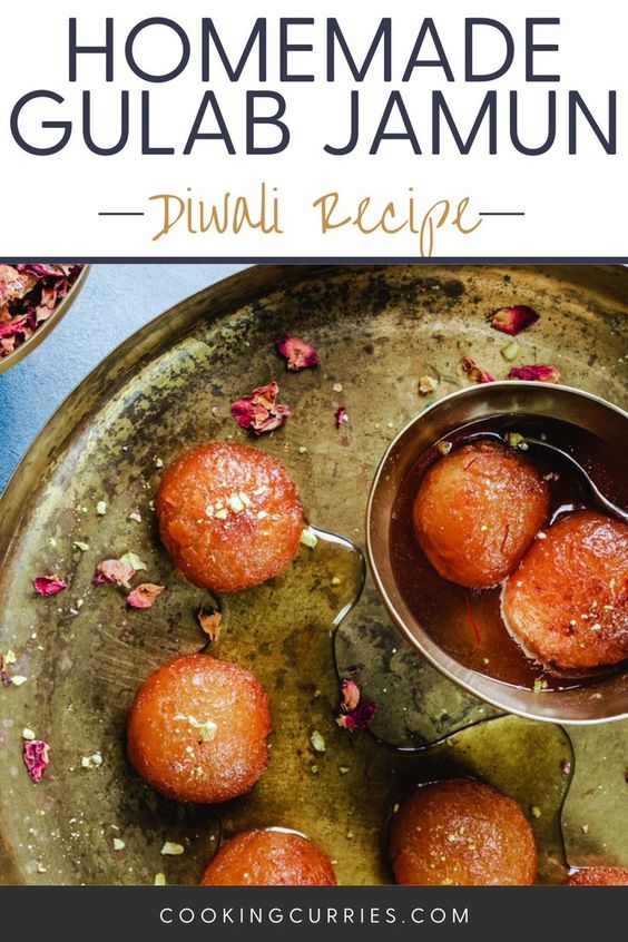 Homemade Khoya Gulab Jamun