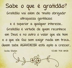 #Gratidão