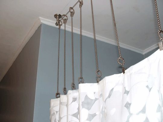 High Wire Act Diy Shower Curtain Rod Clawfoot Tub Unique Clawfoot Tub Shower Curtain, Creative Shower Curtain Rod Ideas