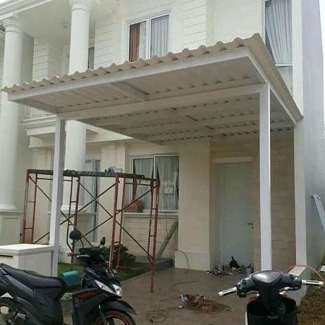 Harga Kanopi Baja Ringan Minimalis Di Jakarta Depok Bogor Tangerang Dan Bekasi Terbaru 2019 Kanopi Minimalis Modern