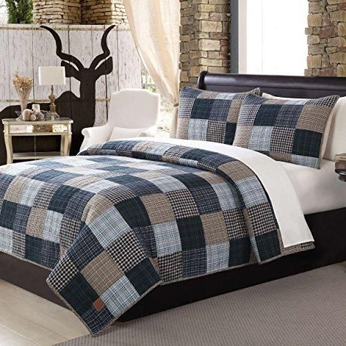 Blue Plaid Quilt Set King Grey Navy Patchwork Cabin Lodge Cottage Theme Bedding Tartan Madras Squared Checd Patter Sets Pattern - Gray And Navy Plaid Bedding Blue Plaid Quilt Set King Grey Navy Patchwork Cabin Lodge Cottage Theme Bedding Tartan Madras Squared Checd Patter Sets Pattern - Gray And Navy Plaid Bedding