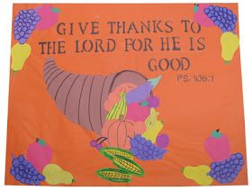Art Education Daily: A Thanksgiving Bulletin Board for Sunday School