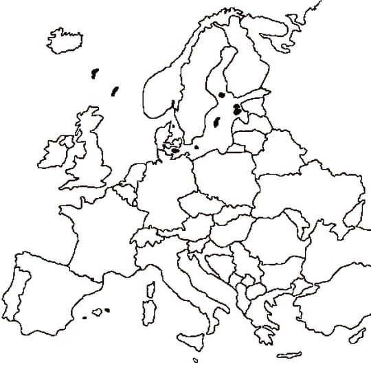 Carte De L Europe Vierge Completer En Ligne Carte De L Europe Vierge Completer En Ligne