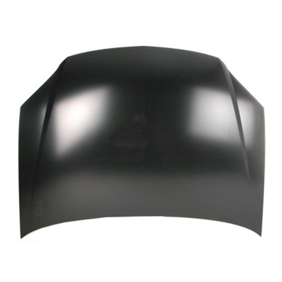 Hood Panel (GM1230340V) by Replacement. Material: Steel. Whether your hood suffered damage in a front end collision, at the leading edge from airborne road debris, or on the surface from falling objects like hail or tree limbs, look no further than high grade Replacemenet restoration hoods. They are identical to original equipment (OE) for much less than the OE price. With Replacemenet your vehicle will look like new and you\'ll still have cash in your pocket.
