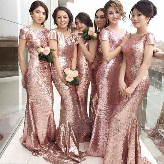 Vestidos de fiesta online color rosa oro