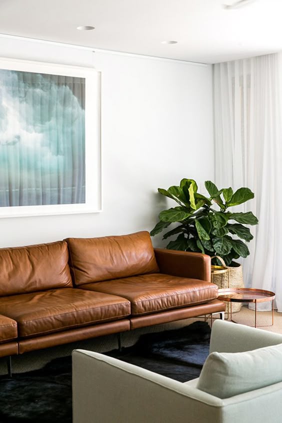Phong thủy phòng khách tuổi Bính tuất với sofa da tphcm