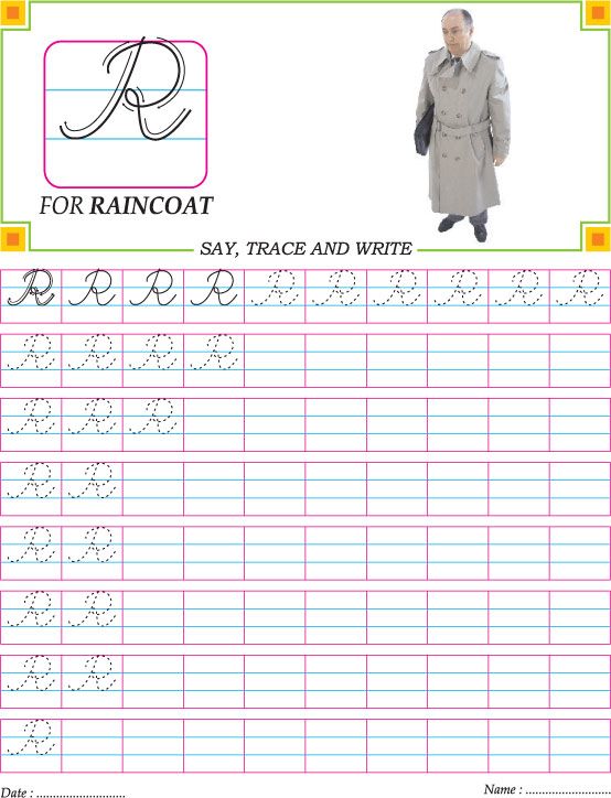 Worksheet Curship Writing For Kids Capital Letter cursive capital letter r practice worksheet handwriting pinterest