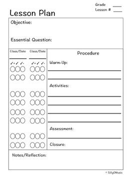 physical education lesson plan template