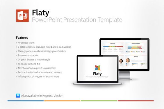 Flaty PowerPoint Template - animated power point template Flaty PowerPoint Template - animated power point template