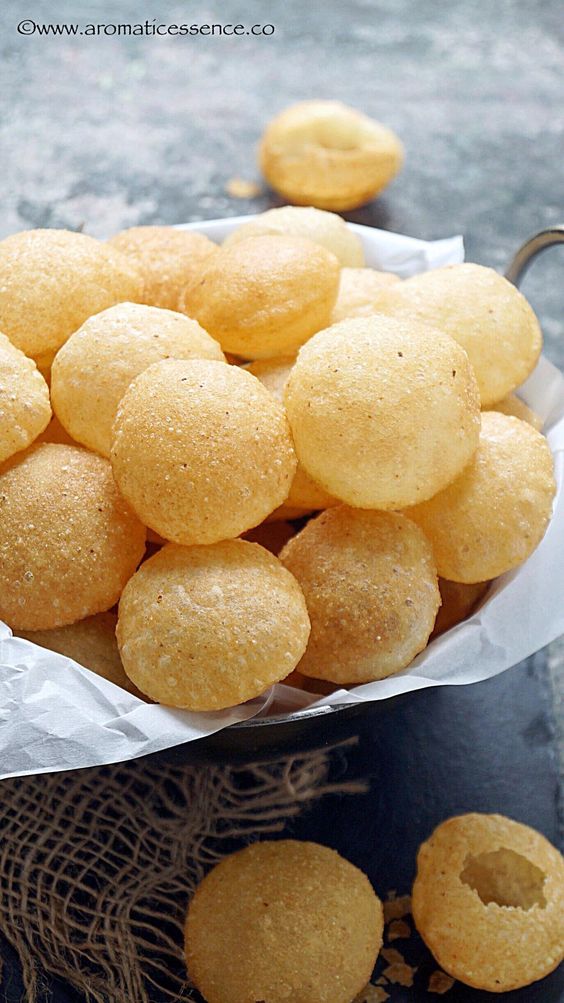 Puri Recipe for Pani Puri | How To Make Suji Golgappa - Aromatic Essence