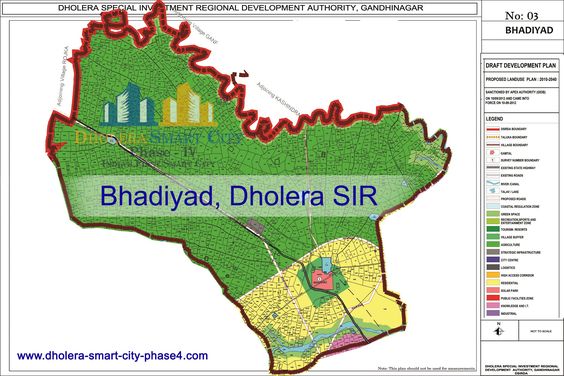 Map of BHADIYAD,DholeraSIR #Dholera #DholeraSIR #DholeraSmartCity #Gujarat