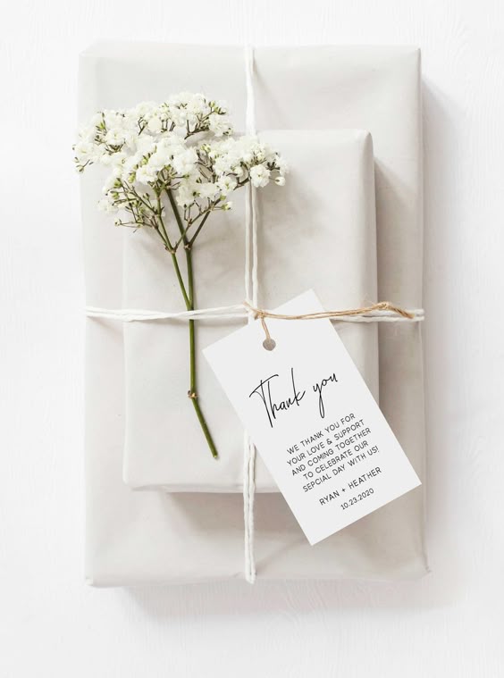 London - Minimalist Thank You Tag Template, Wedding Favor Tag, Editable Favor Tags, Wedding Gift Tags, Modern Wedding Gift Tag Template