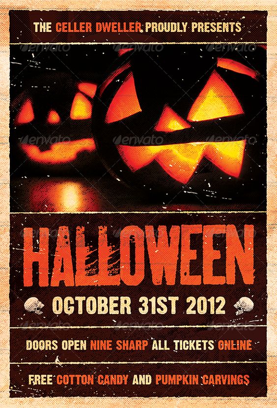 pumpkin carving contest flyer
