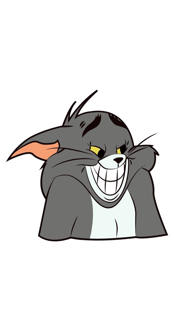 Tom and Jerry Smiling Tom Sticker