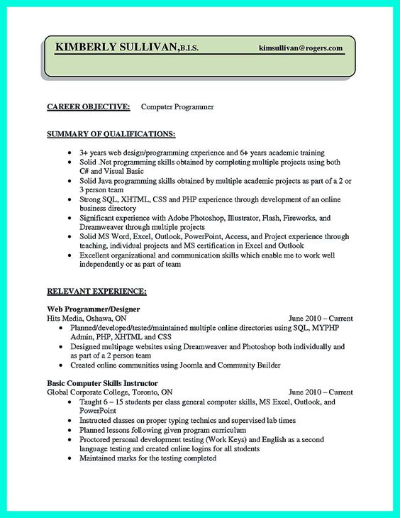 Computer Science Resume Example - topresumeinfo computer - iphone programmer sample resume Computer Science Resume Example - topresumeinfo computer - iphone programmer sample resume