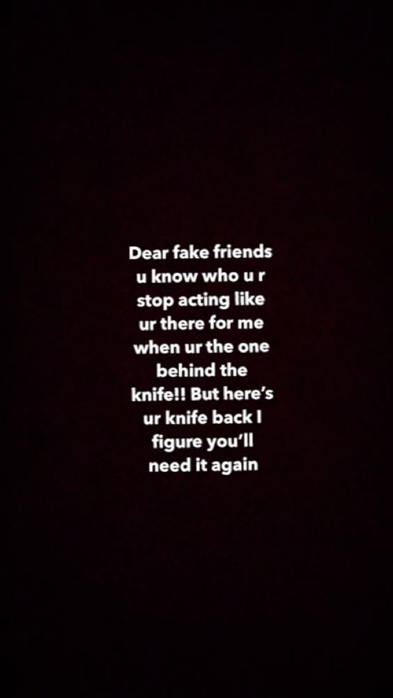 Fake friends