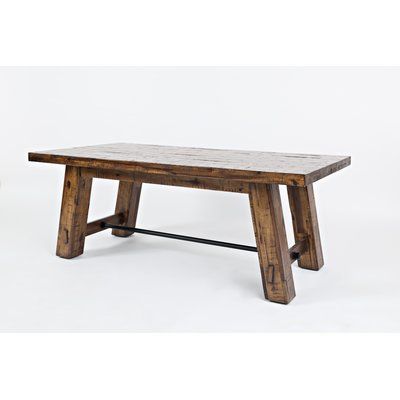 Three Posts Acushnet Solid Wood Coffee Table Wayfair In 2020 Solid Wood Coffee Table Coffee Table Wood Coffee Table
