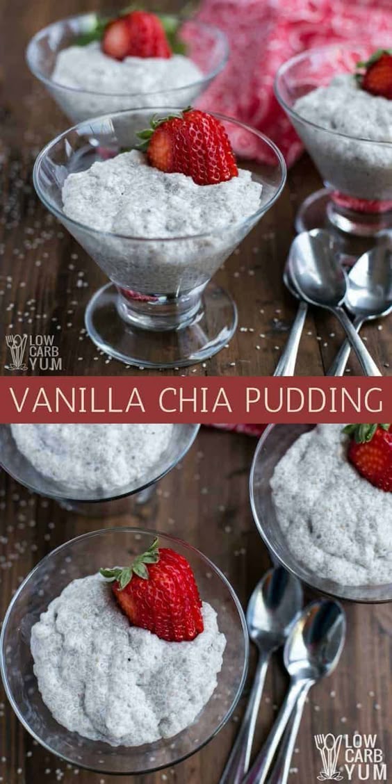 Simple Chia Seed Pudding - Vanilla