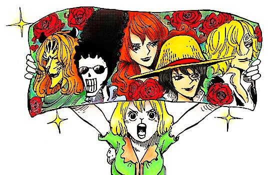 Carrot Paints Luffy Nami Sanji Brook Pedro One Piece Chapter 853 One Piece Manga One Piece Chapter One Piece