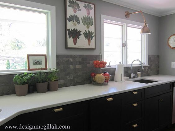 brass lamp from schoolhouse electric via Design Megillah: Ta Da...The Kitchen!