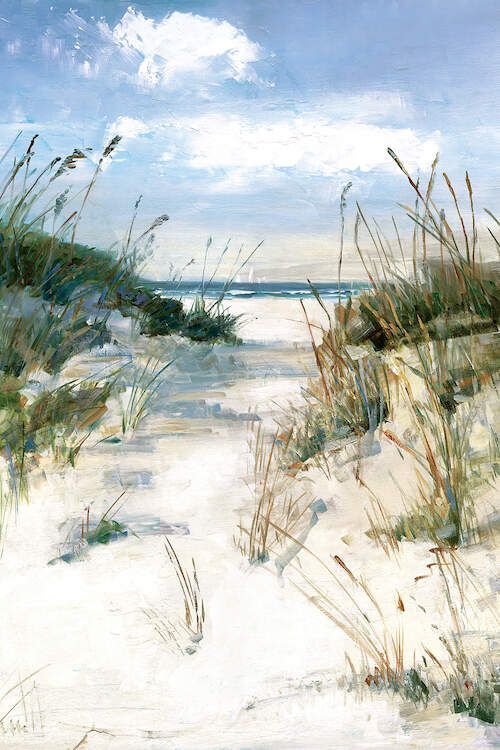Greatbigcanvas Beach Scene I By Julie Derice Canvas Wall Art