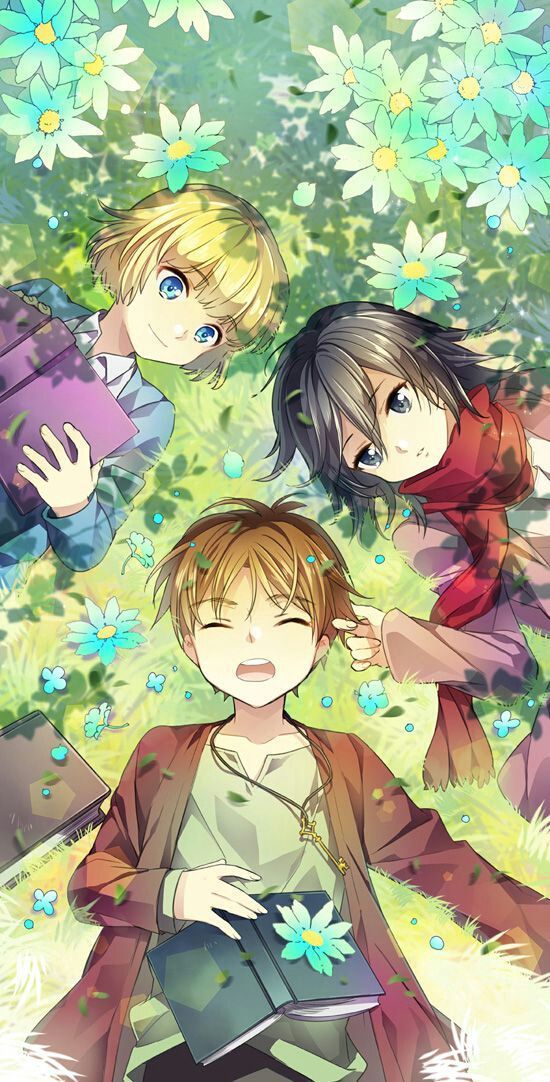 When They Were Kids Kids Attack On Titan Anime Attack On Titan Eren Attack On Titan Fanart