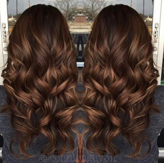 caramel highlights