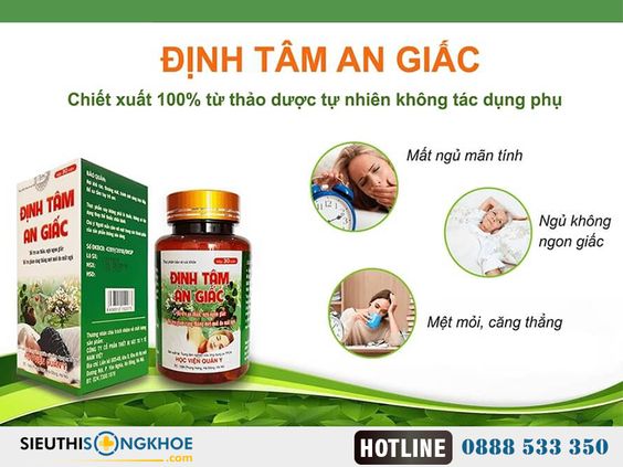 Định Tâm An Giấc CHÍNH HÃNG {350.000Đ} Dành Cho Người Mất Ngủ