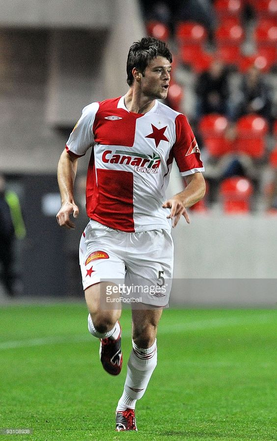 Ondrej Celustka of SK Slavia Praha during the Gambrinus Liga match...