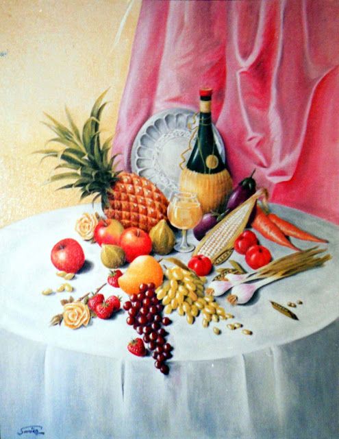 ArtEWorld by Sanika Dhanorkar: Oil Painting: Still Life