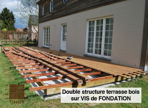 comment réaliser une terrasse en bois sur un sol meuble sans ... - Faire Une Terrasse En Bois Sur Plot Beton comment réaliser une terrasse en bois sur un sol meuble sans ... - Faire Une Terrasse En Bois Sur Plot Beton