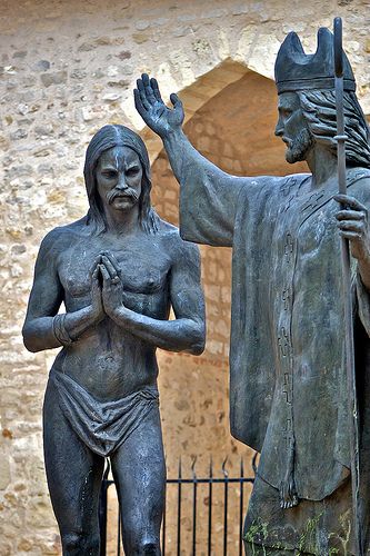 Baptism of Clovis, Basilique Saint-Remi de Reims