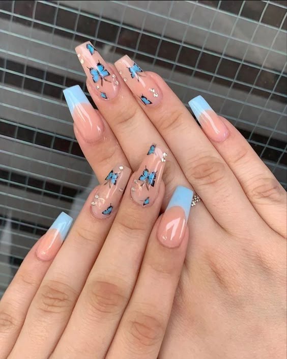 cute spring nails social ornament