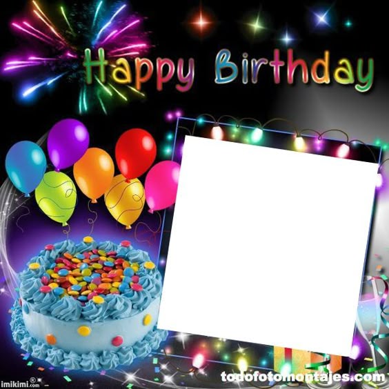 Photo montage happy birthday to you - Pixiz