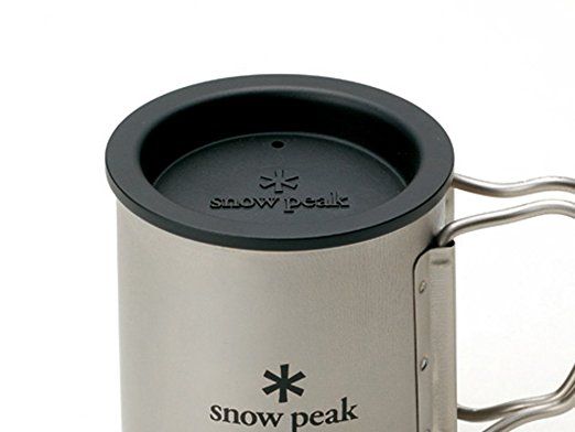 Amazon スノーピーク Snow Peak チタン ダブルマグ300ml用フタ Mgc052 スノーピーク Snow Peak マグ シェラカップ シェラカップ マグ チタン