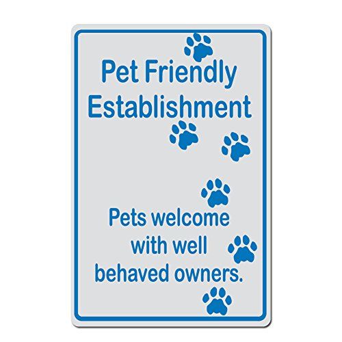 Well Behaved Children Welcome Notice Funny Novelty Decor Aluminum Metal Sign
