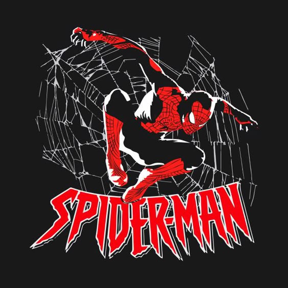 Spider Jump T-Shirt Design #verse #suit #popculture #spider #superhero #limited #spidey #retro #comics #marvel #web #venom #movies #man #spiderman