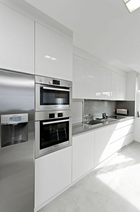 1001 Ideas De Decorar Vuestra Cocina Blanca Y Gris Cocinas