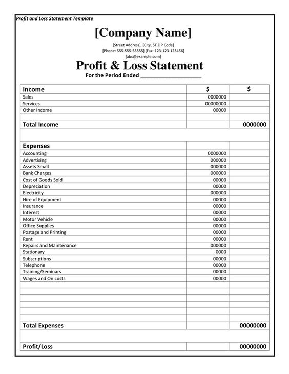 Profit and Loss Statement Template DOC PDF page 1 of 1 DV6bNfTx - basic profit and loss template Profit and Loss Statement Template DOC PDF page 1 of 1 DV6bNfTx - basic profit and loss template
