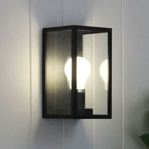 Black Ferrara Aluminium Wall Light Lights Aluminum Black Ferrara Aluminium Wall Light, How To Install A Wall Light Fixture Without Box