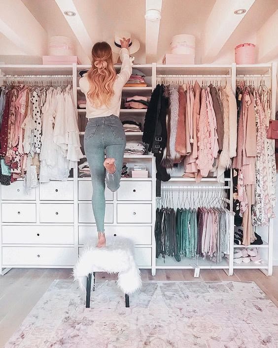 Open wardrobe, traditional wardrobe, furniture