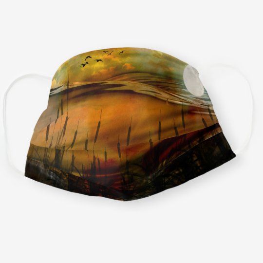 Evening At The Beach Face Mask Zazzle Com Face Mask Mask Face Evening At The Beach Face Mask Zazzle Com Face Mask Mask Face