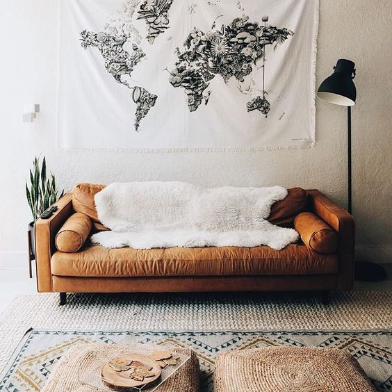Trang trí nội thất gia đình đẹp khi mua sofa da tphcm