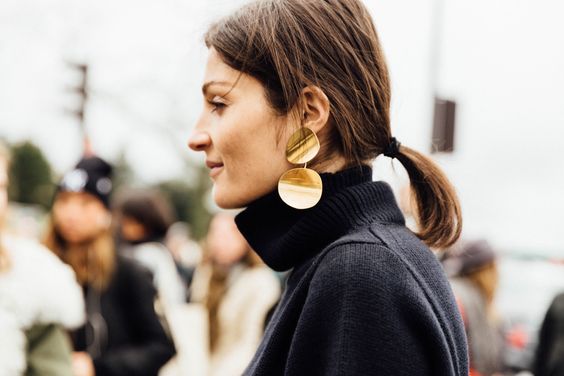 Jewelry List - Bold Gold Earrings