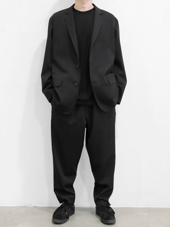 BRAND : GraphpaperMODEL : SELVAGE WOOL JACKET,WOOL COOK PANTCOLOR : BLACK ST | NOTHING BUT BLOG