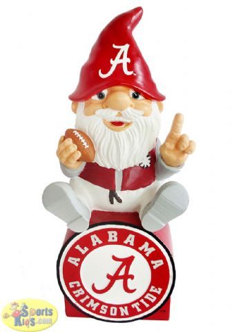 Forever Collectibles Ncaa Alabama Crimson Tide Gnome On Team Logo Alabama Crimson Tide, Alabama Garden Gnome